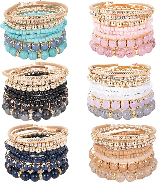 Blessed and Beaded Boho Bracelet Set